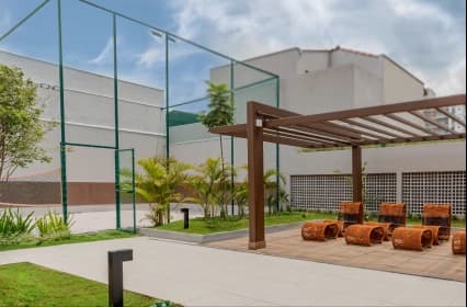 Beach tennis court — Allure Moema