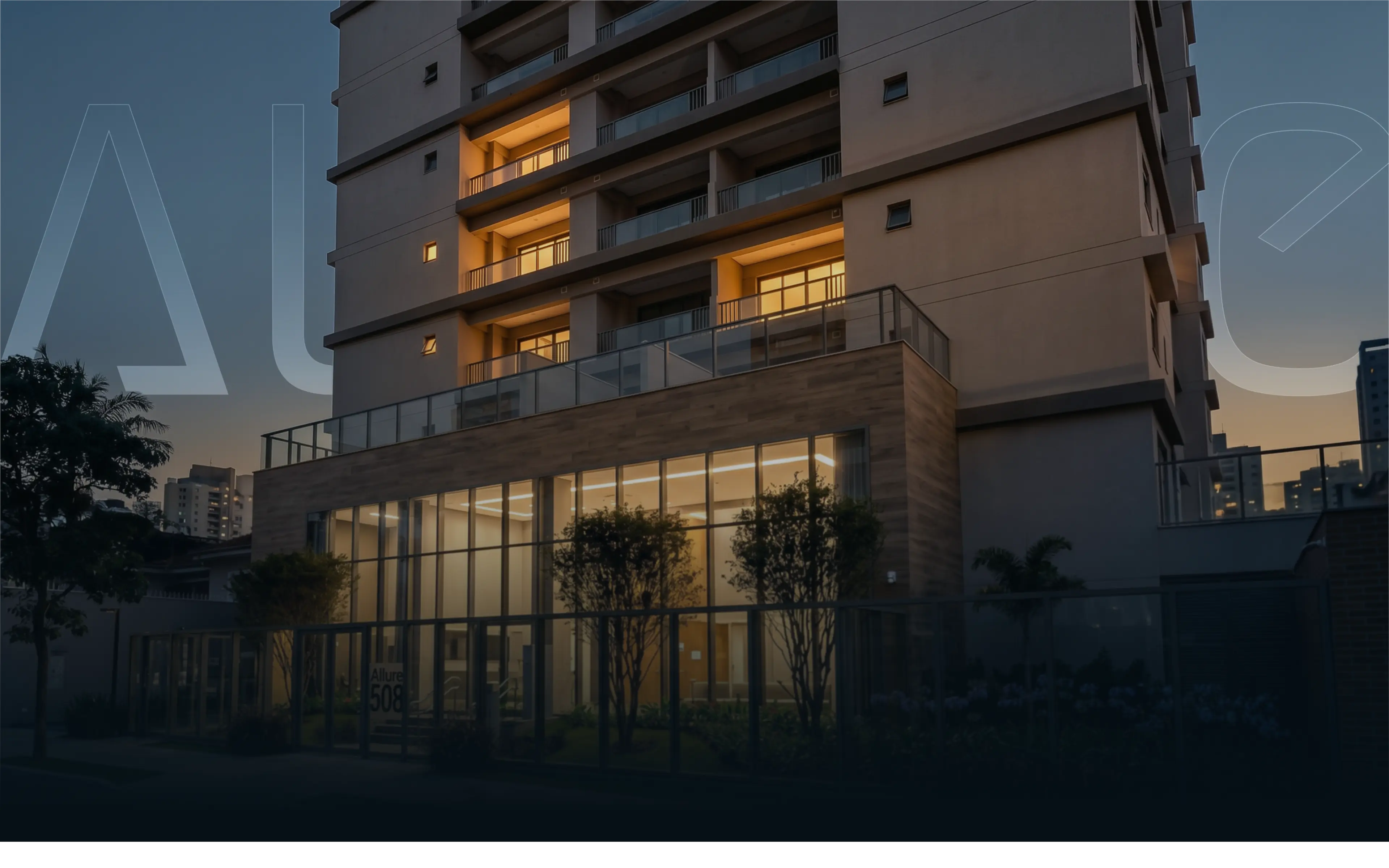 Allure Moema — fachada do edifício